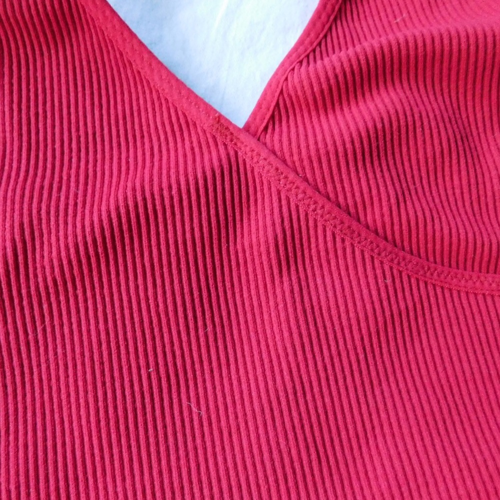 Pacsun Ribbed Red Tank Top - Picture 3 of 6